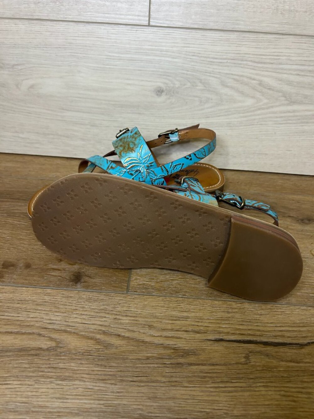 Patricia Nash Fidella Turquoise Sandals 7 - Picture 3 of 5